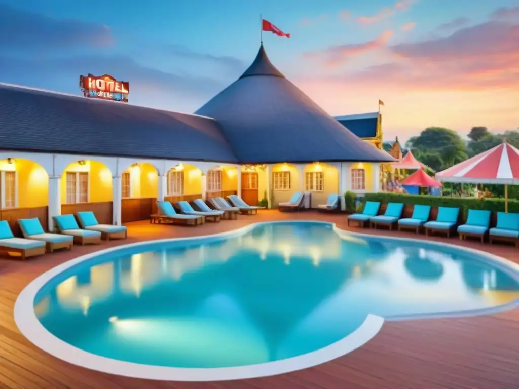 Hotel familiar en carnaval: alojamiento acogedor y diversión Un acogedor hotel familiar en un vibrante ambiente de carnaval