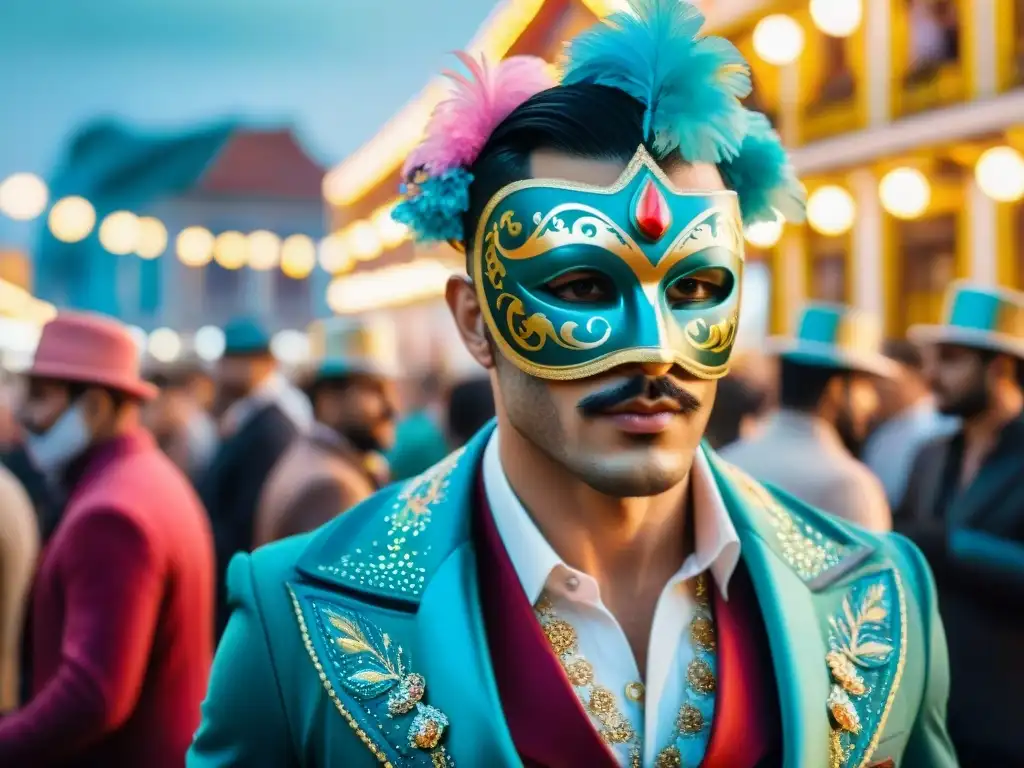 Rincones ocultos del Carnaval uruguayo: baile y misterio Baile de mascaradas en rincones secretos del Carnaval Uruguayo