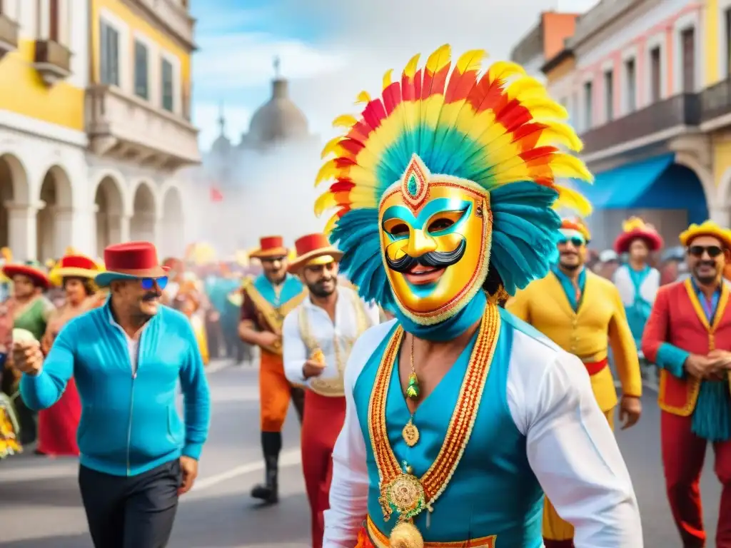 Deslumbrante Carnaval en Uruguay: comparsas y murgas vibrantes Un Carnaval uruguayo lleno de historias, resiliencia y comunidad