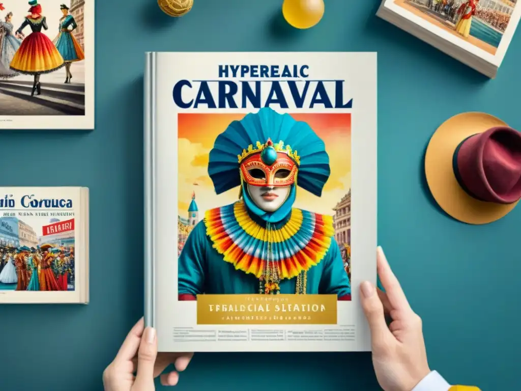 Reviviendo la historia: Revistas de Carnaval de Uruguay Una colección vibrante de revistas antiguas Carnaval Uruguayo, detalladas en acuarela