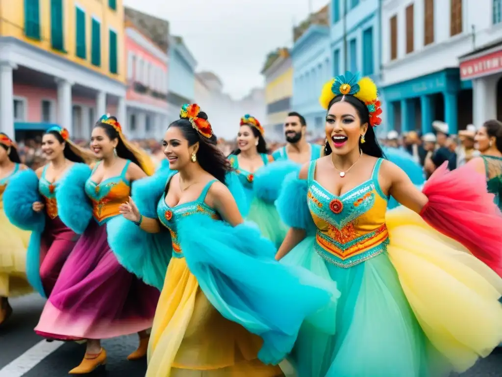 Carnaval en Uruguay: diversidad cultural en colores 'Colorida danza de diásporas en Carnaval Uruguay'