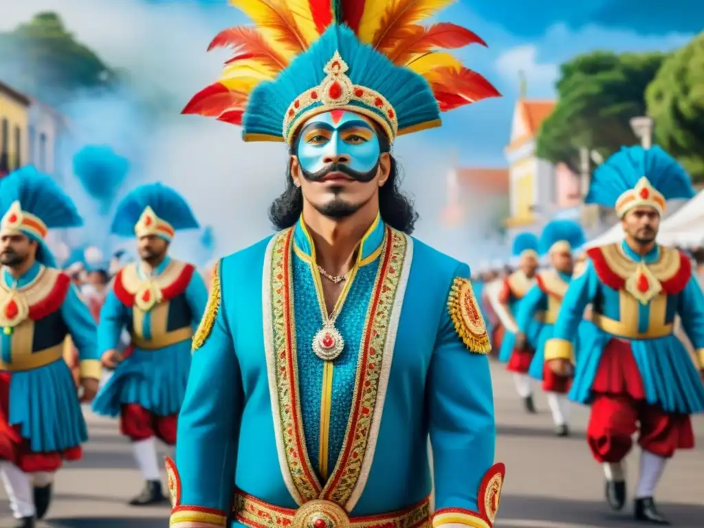 Deslumbrante Carnaval en Uruguay: danza, color y naturaleza Colorido Carnaval en Uruguay: trajes, música y floats en armonía con la naturaleza