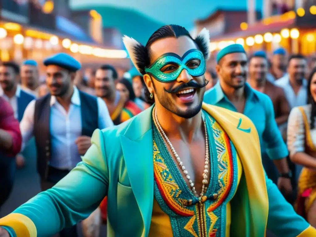 Vibrante Carnaval Uruguayo: Celebración y Colorido Colorido y festivo Carnaval Uruguayo: el branding emocional en la celebración más vibrante