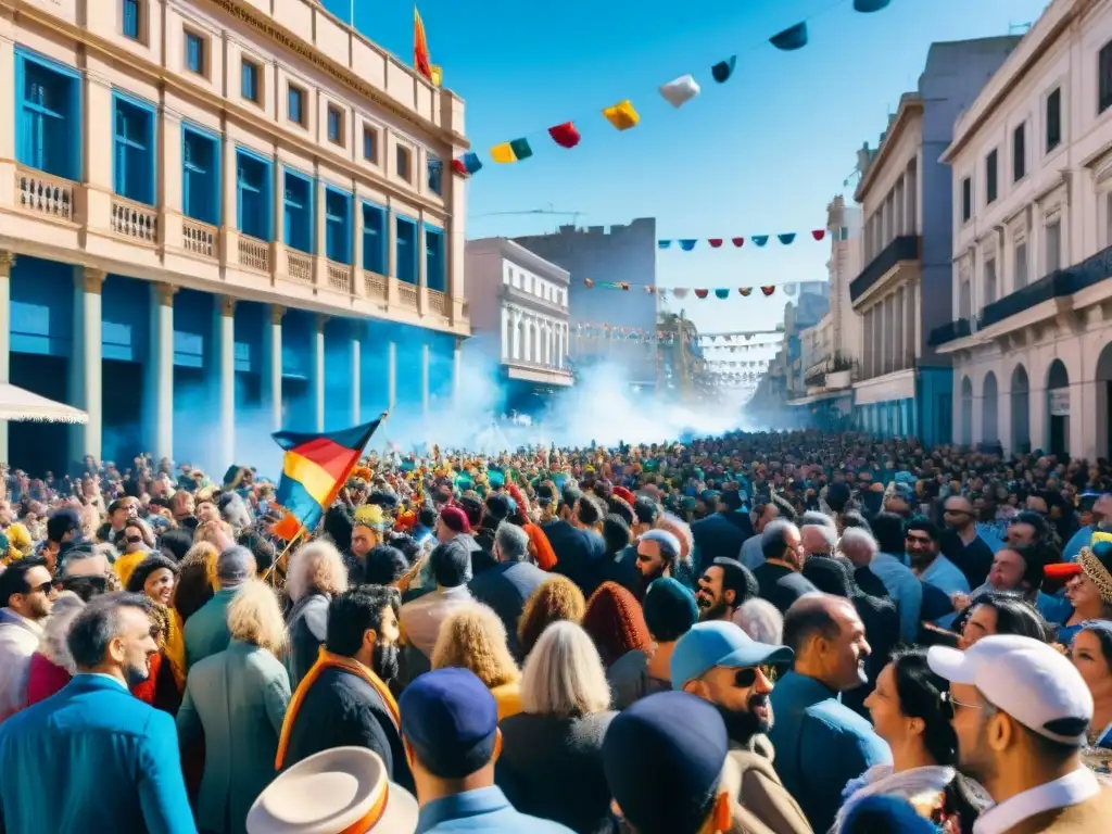 Desfile de Carnaval en Montevideo: vibrante y colorido Desfile vibrante de Carnaval en Montevideo, Seguro de viaje Carnaval Uruguayo