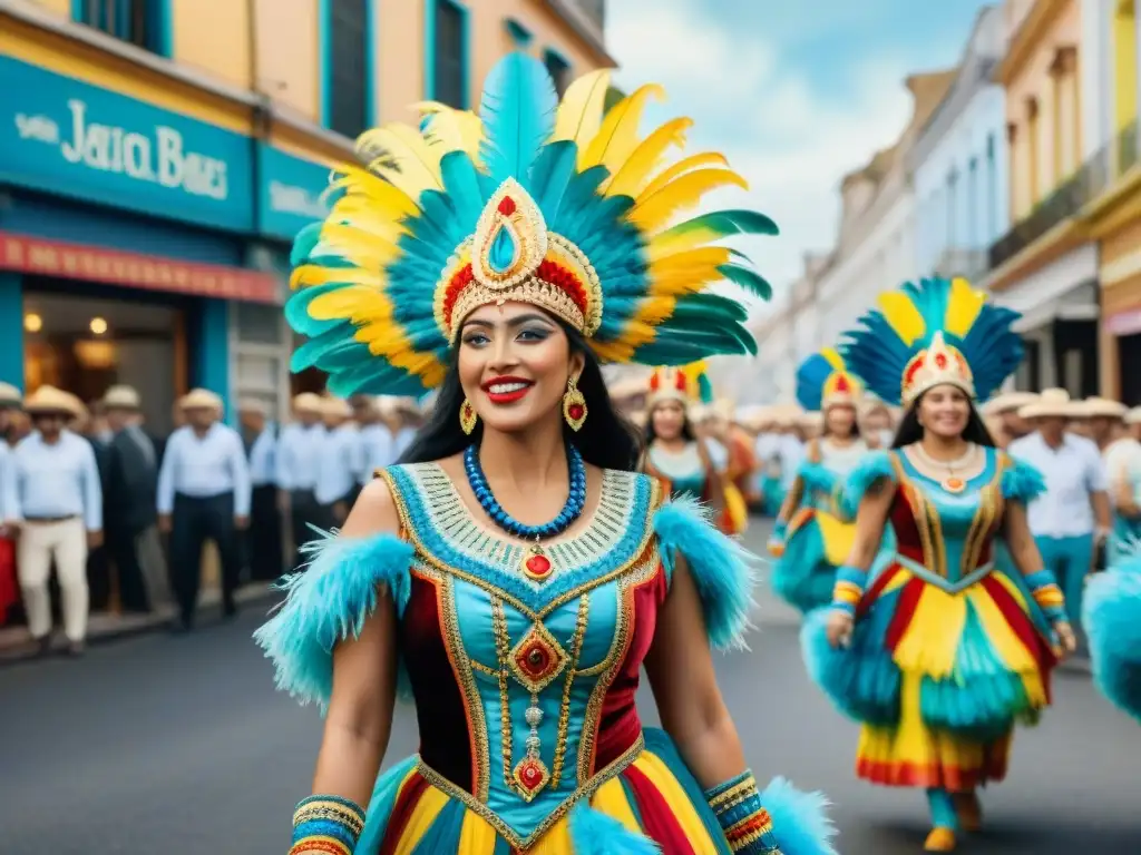 Deslumbrante Carnaval Uruguayo: comunidad global hashtags Carnaval Uruguayo