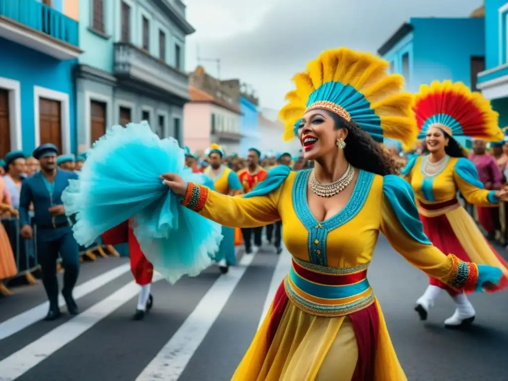 Carnaval en Uruguay: Explosión de color y tradición Deslumbrante desfile de Carnaval en Uruguay: Importancia cultural Carnaval Uruguayo