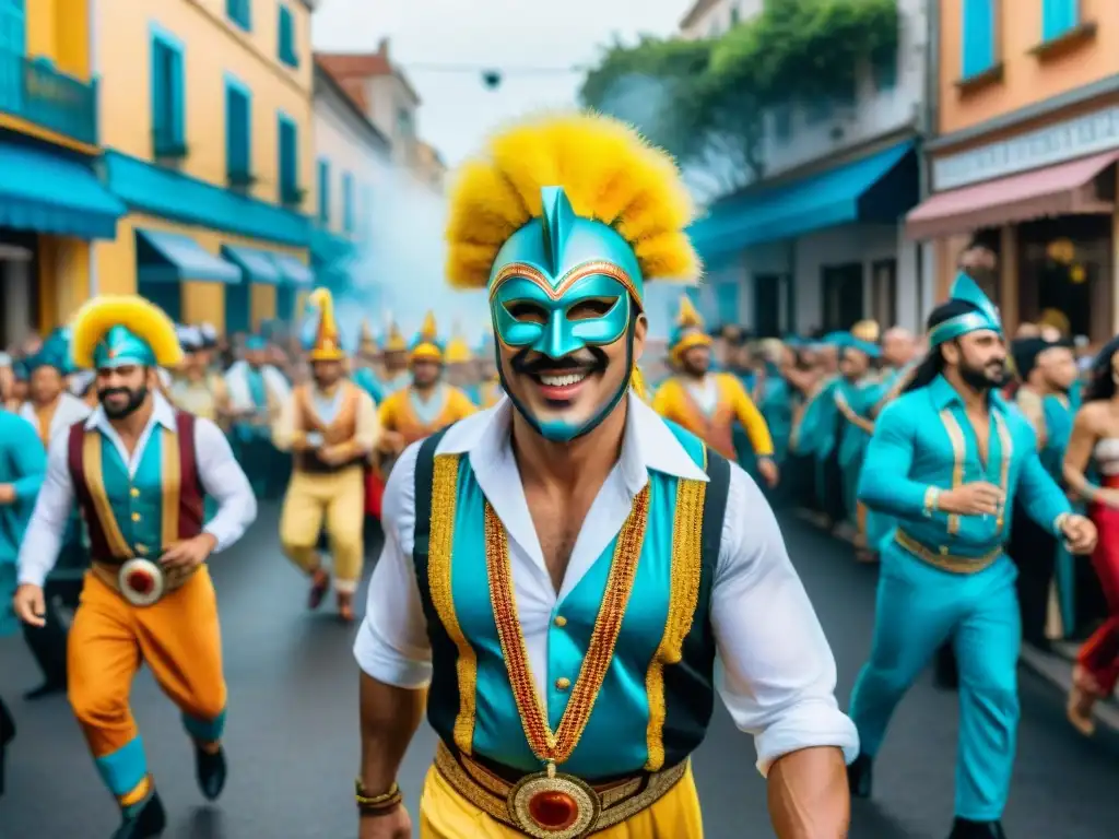 Desfile de Carnaval en Uruguay: ¡alegría y color! Deslumbrante desfile de Carnaval en Uruguay: colores, máscaras y alegría en las calles