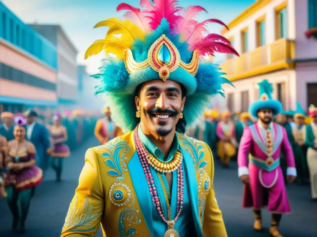Deslumbrante Carnaval en Uruguay: colorida celebración cultural Deslumbrante desfile de Carnaval en Uruguay: Importancia política Carnaval Uruguay