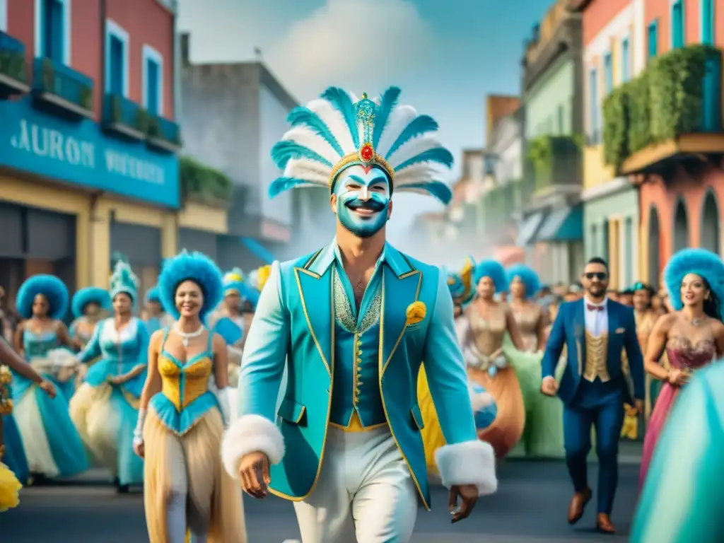 Desfile ecológico en Uruguay: ¡celebración vibrante y sostenible! Deslumbrante desfile de carnaval en Uruguay con vestuario ecoamigable