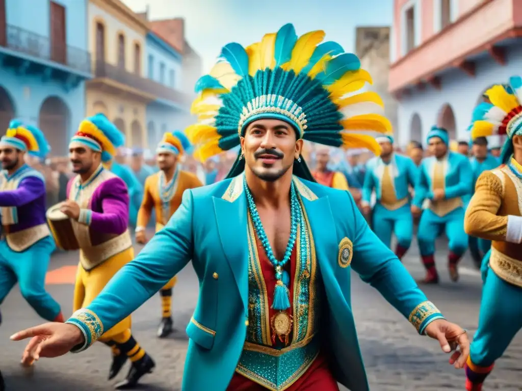 Deslumbrante resistencia cultural comparsas Carnaval Uruguayo