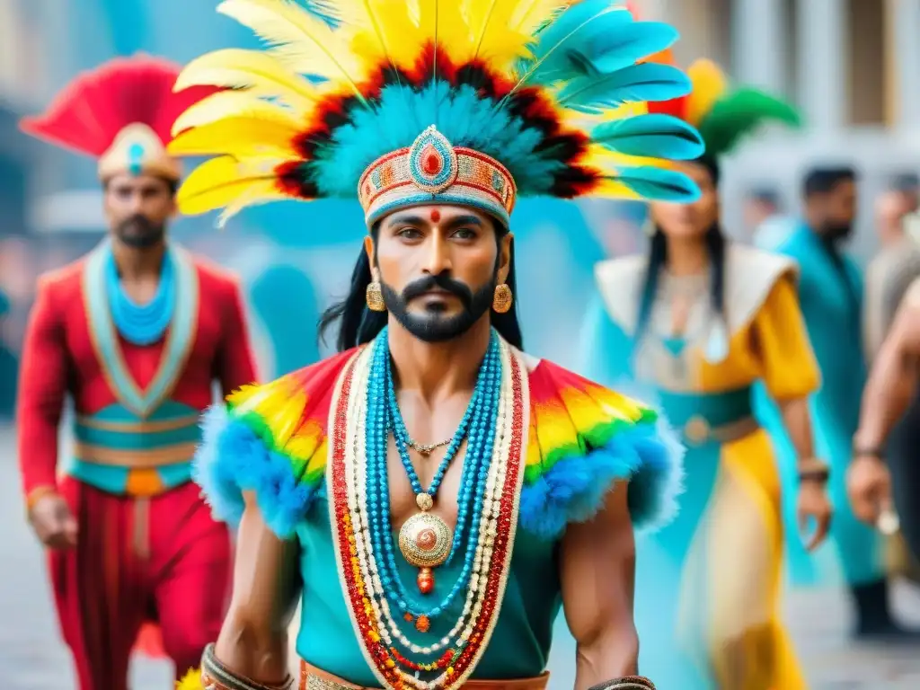 Evolución de trajes de murga: de tradicionales a modernos Evocadora ilustración en acuarela de la transformación del vestuario de murga, desde tradicional a moderno