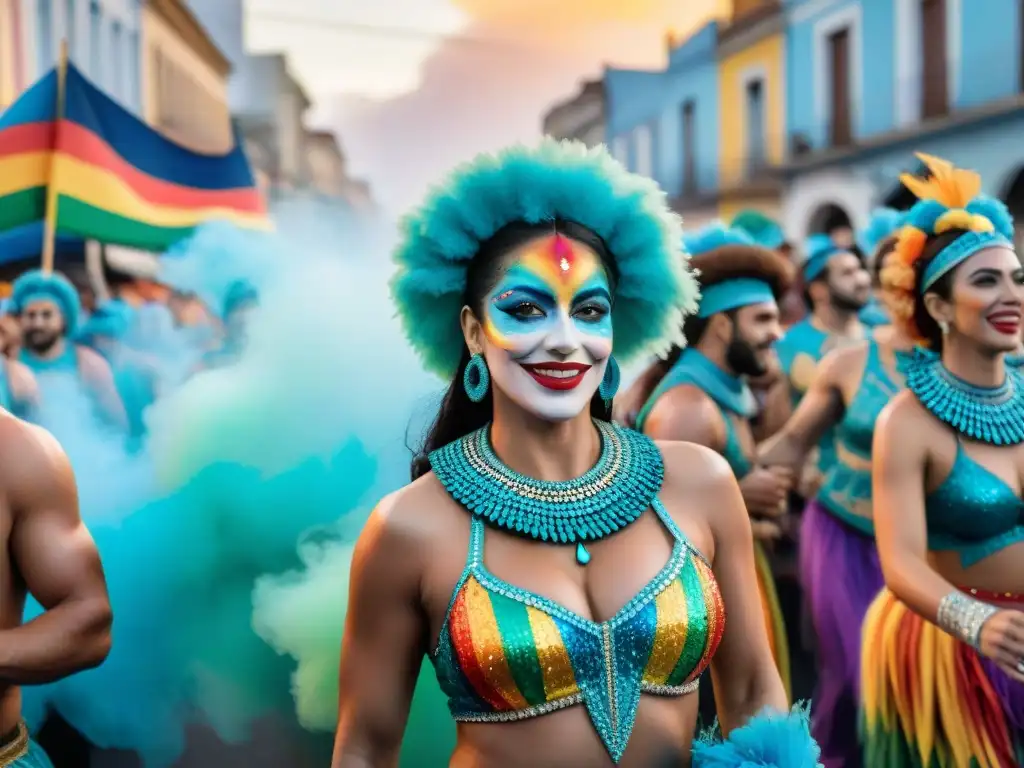 Deslumbrante Carnaval LGBT+ en Uruguay Impacto social de agrupaciones LGBT+ en vibrante Carnaval Uruguayo