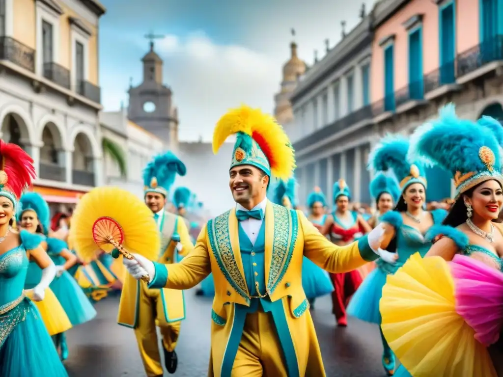 Carnaval en Uruguay: Lázaro Salazar lidera vibrante desfile Legado musical de Lázaro Salazar en el Carnaval de Uruguay, una vibrante celebración llena de color y energía