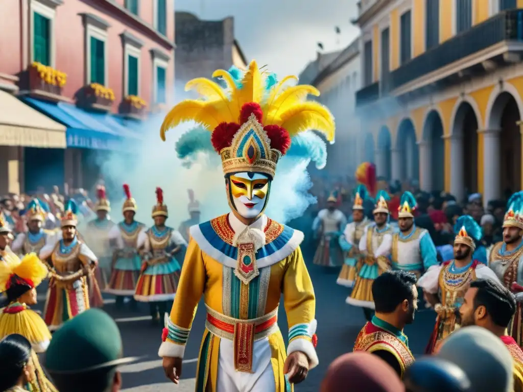 Deslumbrante desfile de Carnaval en Uruguay Reserva en hoteles para el vibrante Carnaval de Uruguay: desfile colorido, música alegre y danzas exuberantes