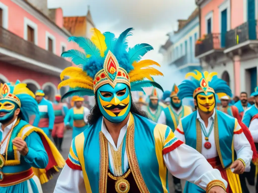 Carnaval de Uruguay: colores y alegría Vibrante Carnaval en Uruguay: cambios políticos y sociales reflejados en la celebración