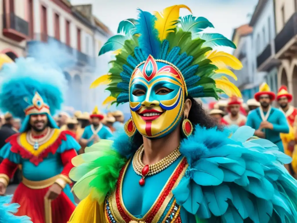 Deslumbrante Carnaval en Uruguay: danzas, música y color Vibrante Carnaval en Uruguay: desfile, música y color