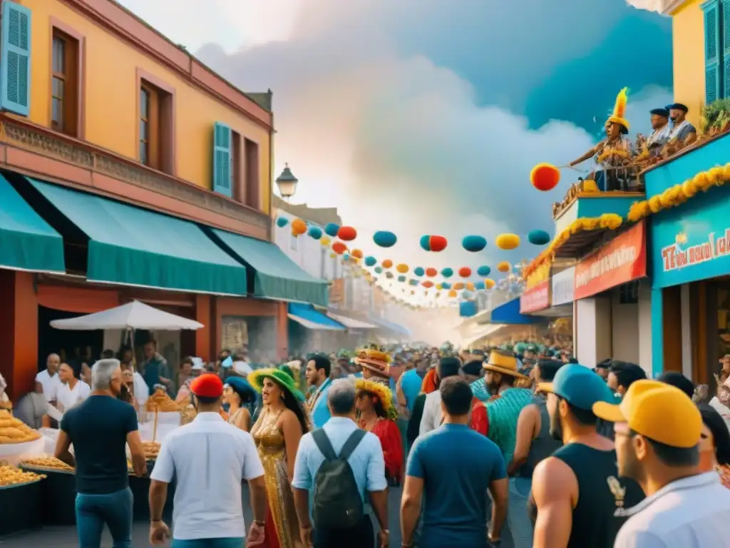 Carnaval en Uruguay: calle vibrante y colorida Celebración vibrante del Carnaval en Uruguay con impacto económico Carnaval Uruguayo