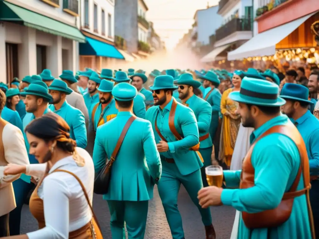 Caótica alegría en el Carnaval Uruguayo Un vibrante carnaval uruguayo con impacto en el empleo local