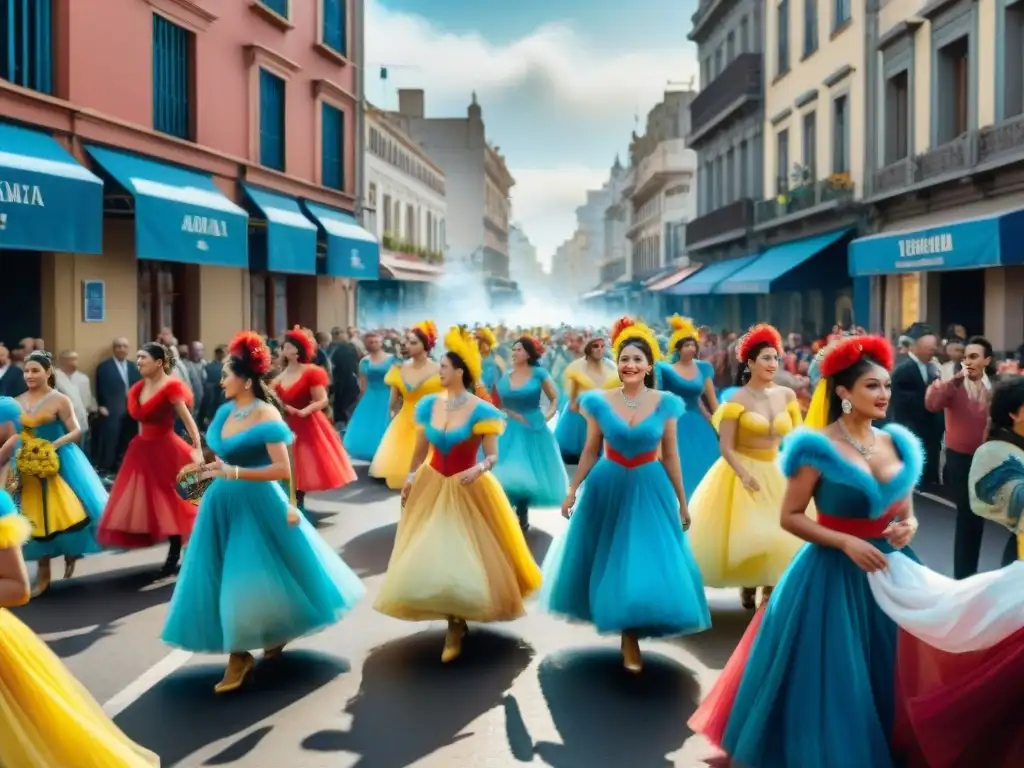 Vibrante Carnaval en Montevideo, Uruguay
