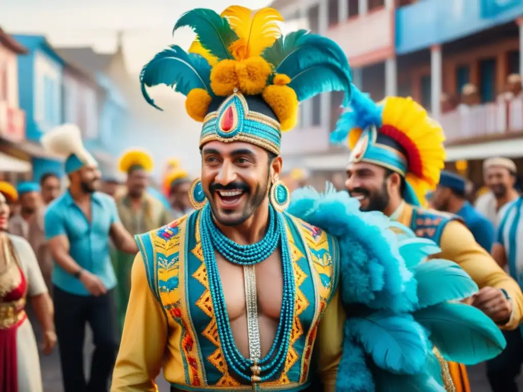 Colaboración vibrante entre dos murgas en Uruguay Vibrante colaboración entre murgas en Uruguay, unidas en armonía