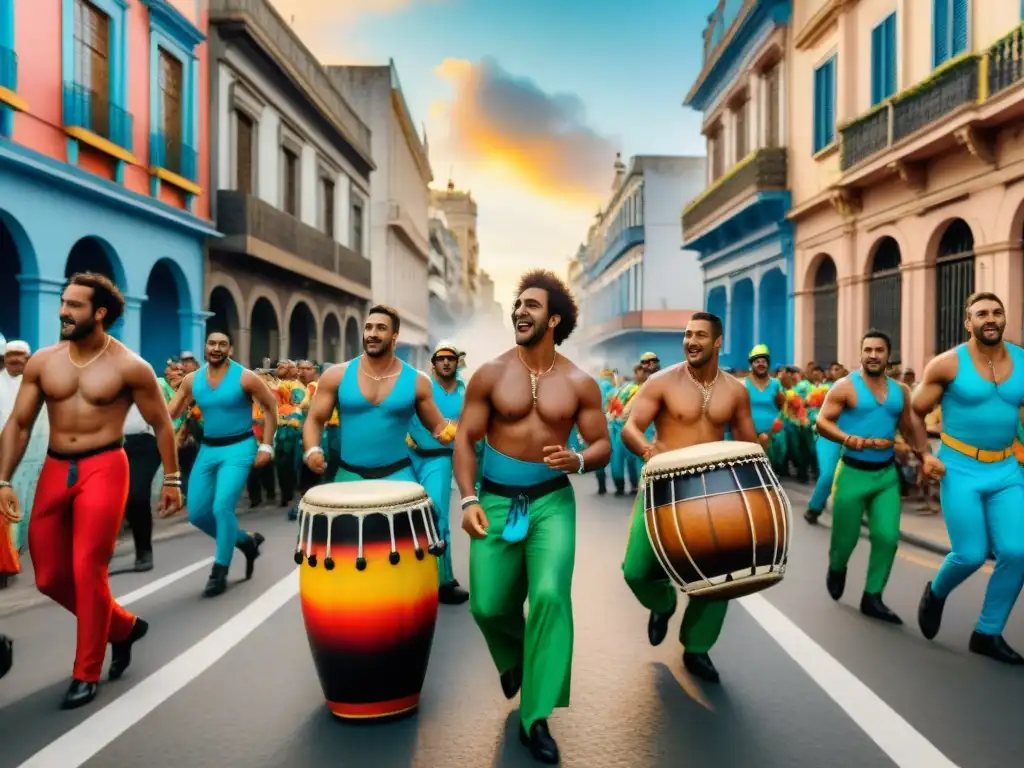 Vibrante desfile de Candombe en Montevideo destaca la importancia cultural de Uruguay