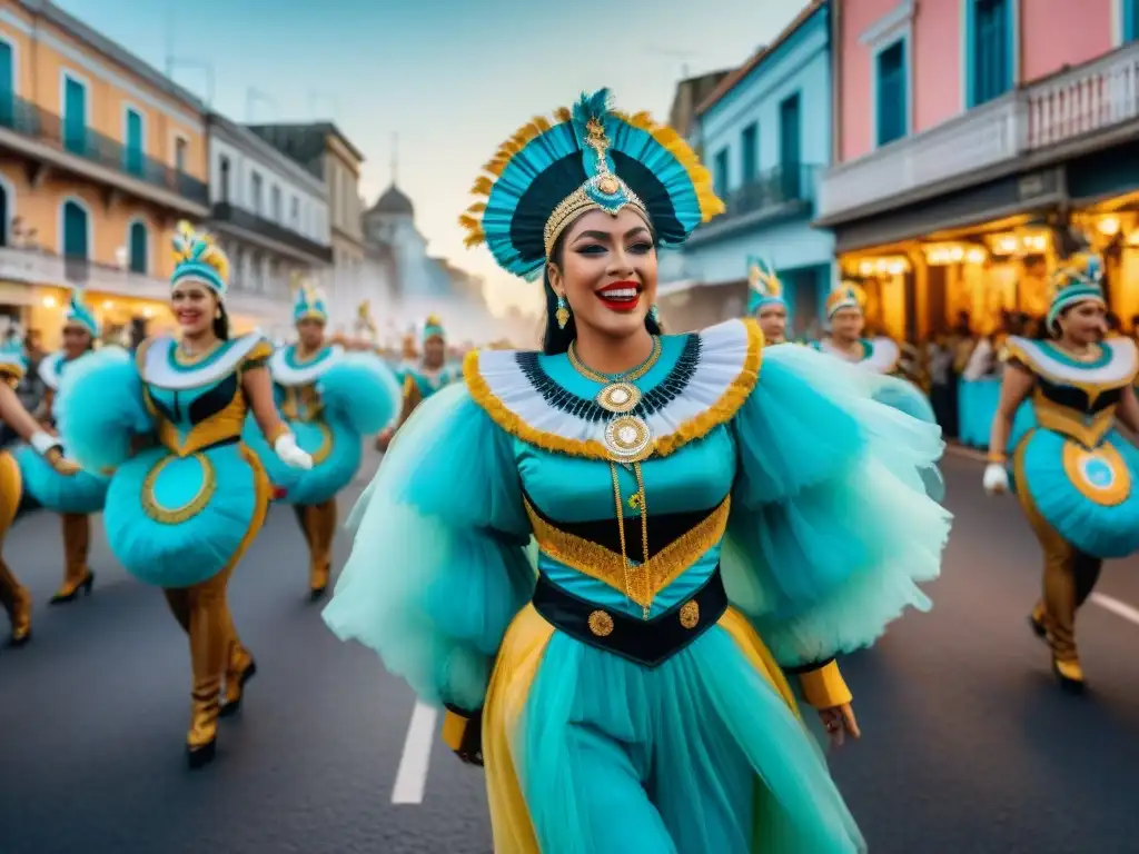 Carnaval en Uruguay: Desfile vibrante de colores y alegría Un vibrante desfile de carnaval en Uruguay con colaboraciones creativas Carnaval Uruguayo